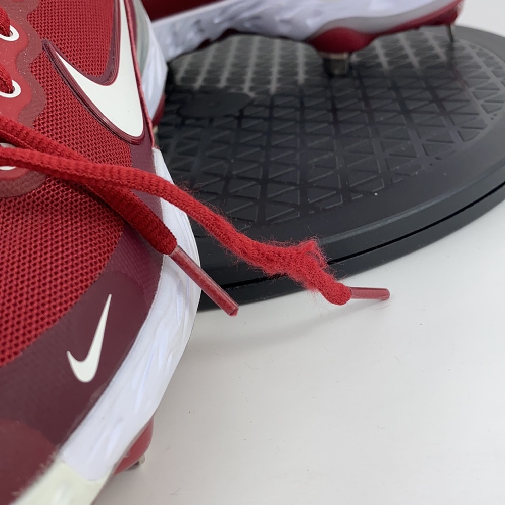 Nike Alpha Huarache Elite 3 Mid Baseball Cleats Maroon CK0745-601 Men's Size 7 - Picture 11 of 14